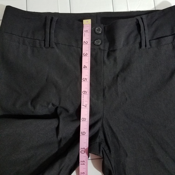 Black A. Byer Jr Trousers Size 9 - Picture 8 of 10